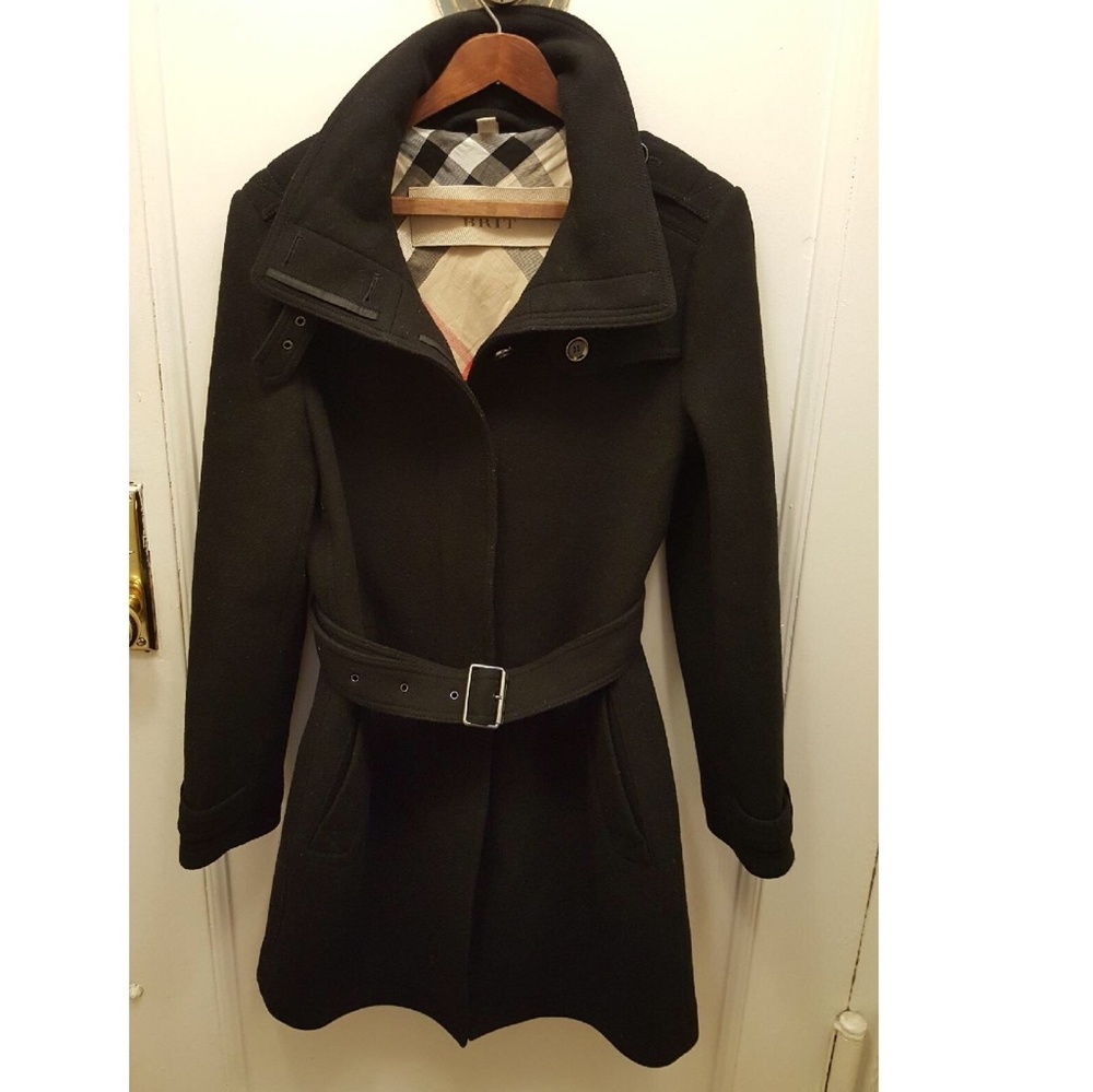 SOLD !!!! BURBERRY Wool & Cashmere Coat - Picture 2 of 8